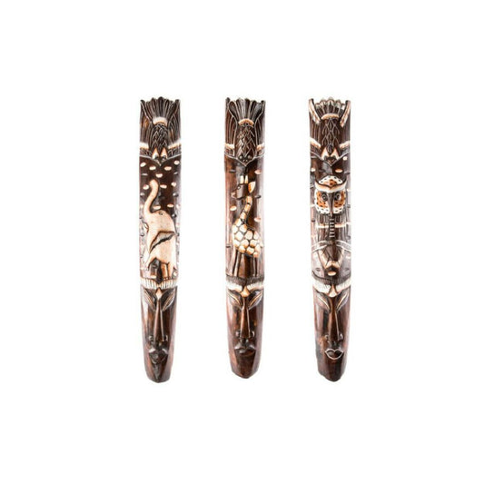 Wall Decoration Beige Colonial Dark brown Mask