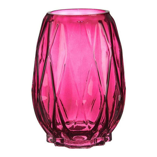 Vase Crystal Pink 13,5 x 19 x 13,5 cm